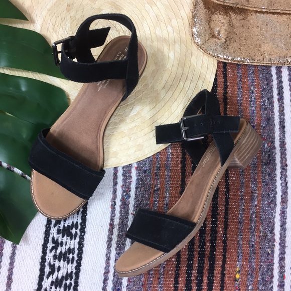 Toms Shoes - Toms Camilla Sandals Black